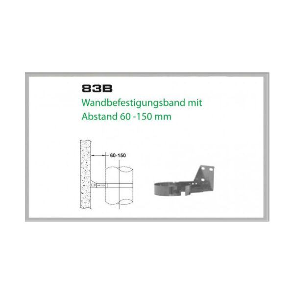 83A/DN130 DW6 Wandbefestigungsband mit Abstand 60-150 mm Dinak günstig kaufen im Angebot