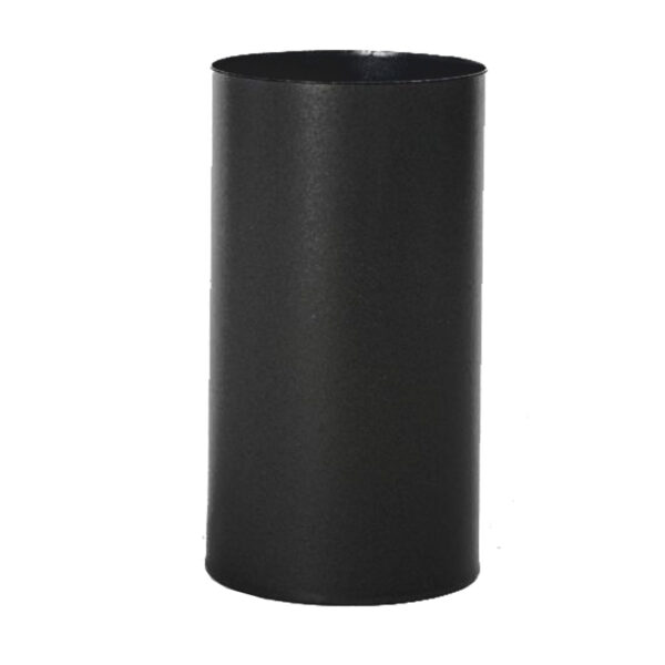 Pellet- Ofenrohr Schornsteinanschluss DN 80mm matt-schwarz emailliert günstig kaufen im Angebot