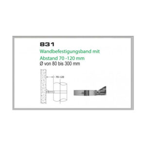Wandhalterung 70-120mm für Schornsteinsets 180mm DW6 günstig kaufen im Angebot