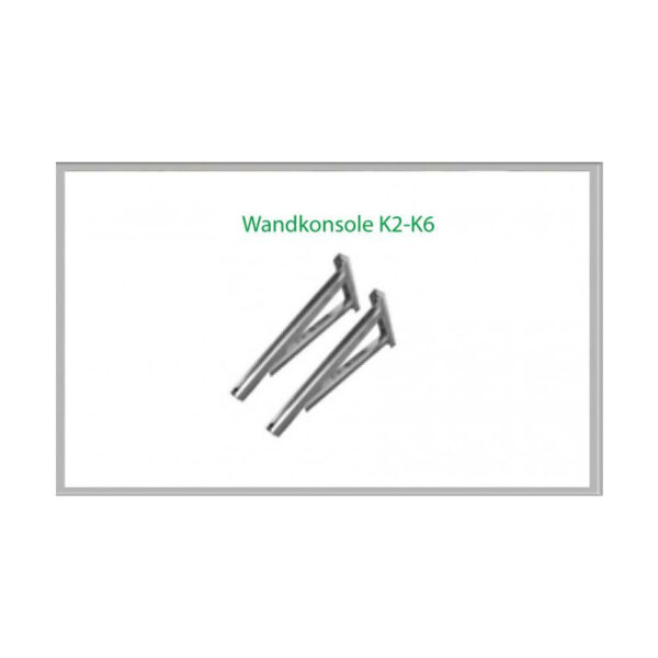 Wandkonsole K2 600mm für Schornsteinsets 130mm DW günstig kaufen im Angebot